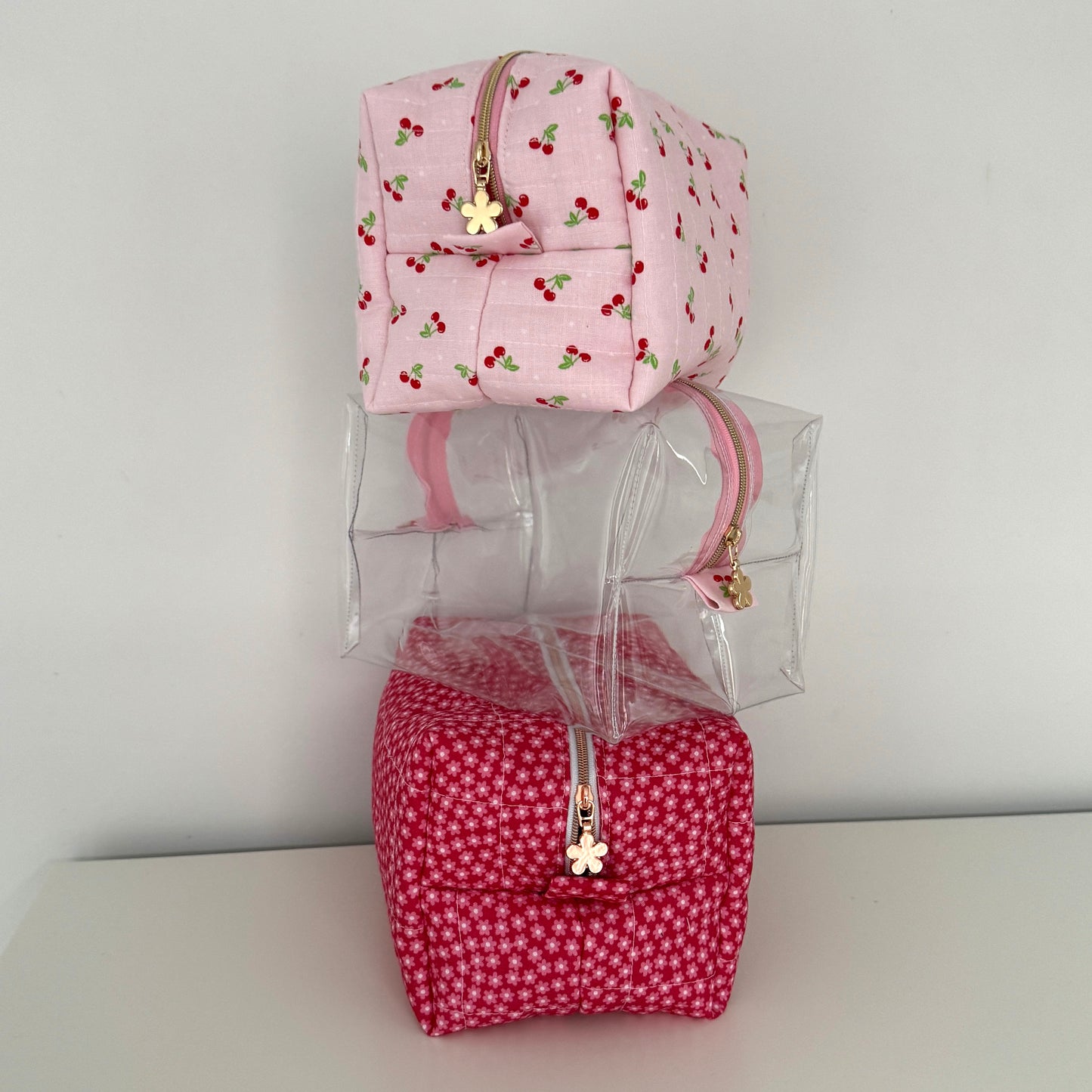 Boxed cosmetic bag